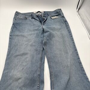 Jane Doe Blue Jeans Denim Women's Size 14 98% Cotton 2% Spandex Faded 5 Pocket‎